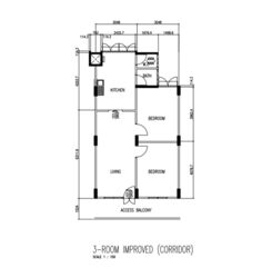 Blk 75 Bedok North Road (Bedok), HDB 3 Rooms #548989301